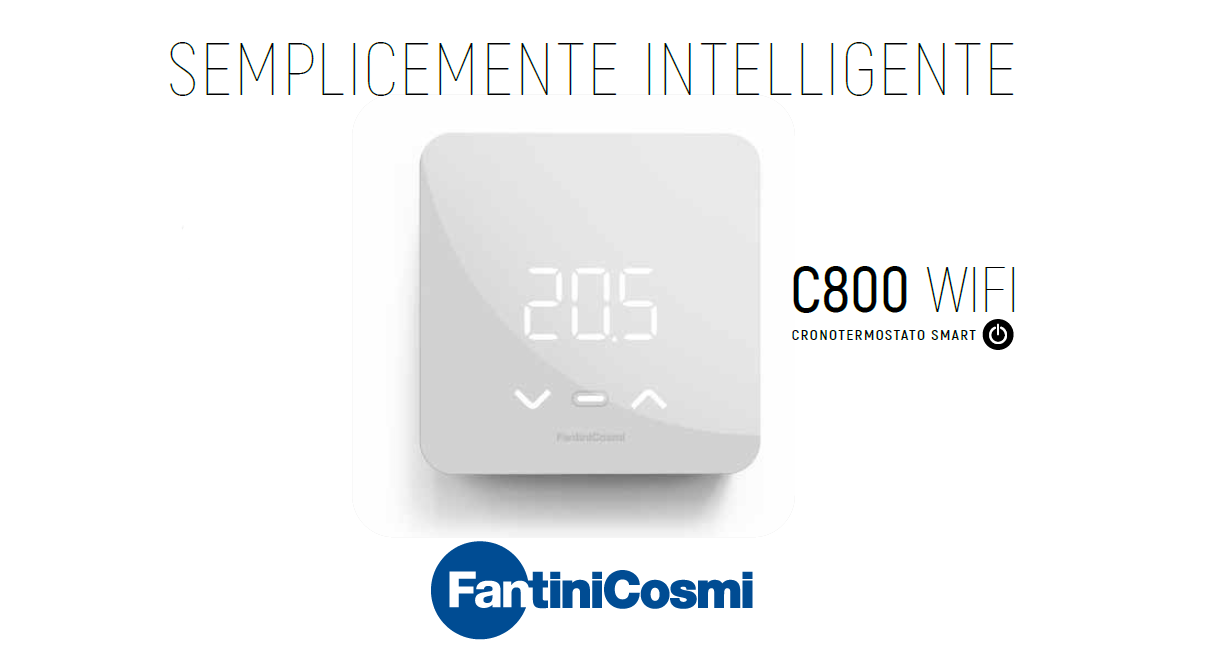 C800 WiFi: nuovo cronotermostato di Fantini - Imat